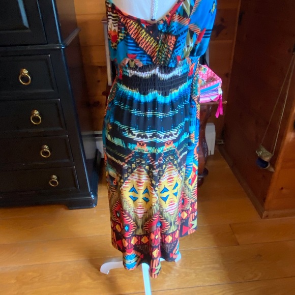 Bison Bisou Aztec Pattern Dress - Picture 5 of 9